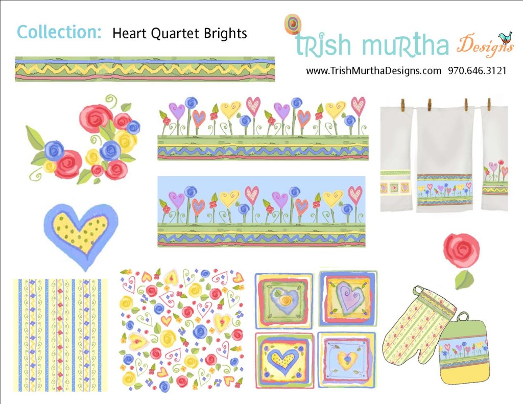 Collection Sheet - Heart Quartet Brights