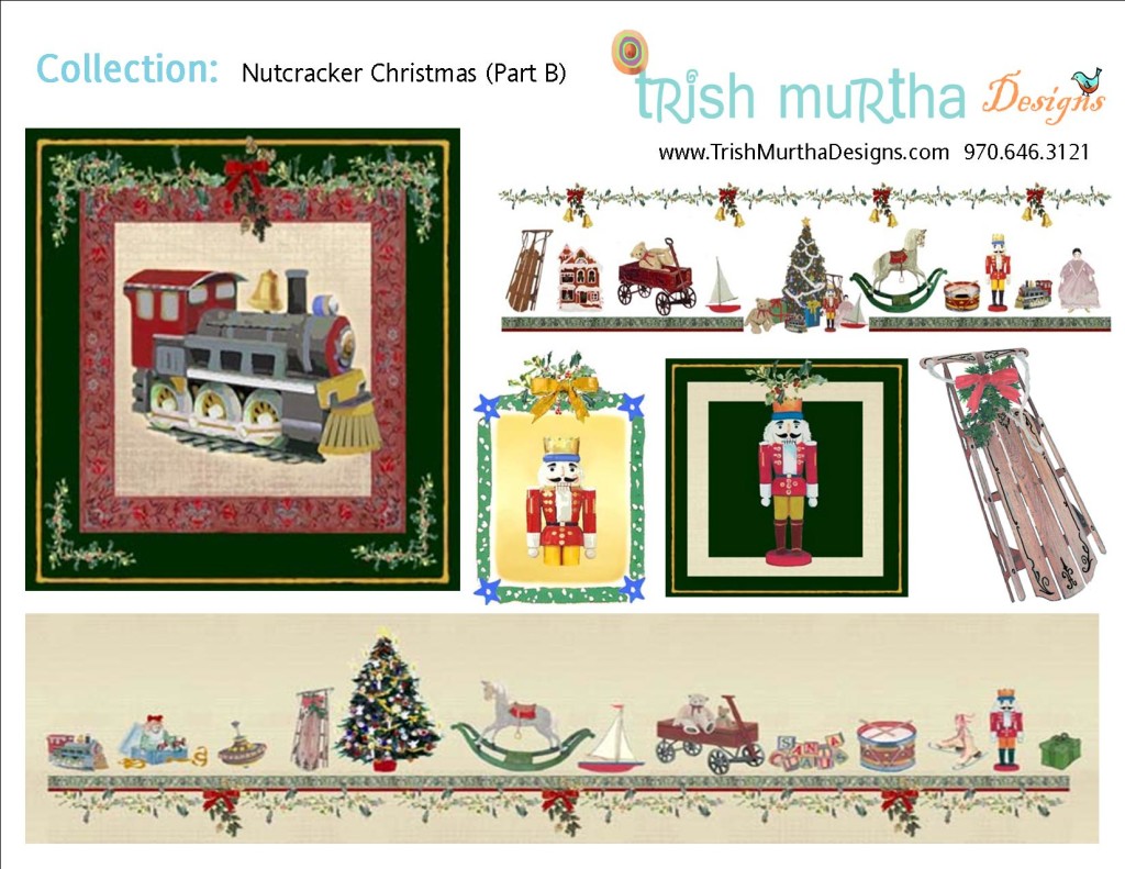 Collection Sheet - Christmas - Nutcracker Christmas (Part B) Trish Murtha Designs