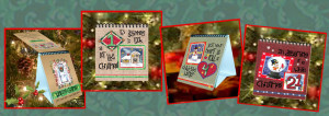 Welcome Christmas! Joyful Keepsake Advent Calendar for Tabletop/Desk